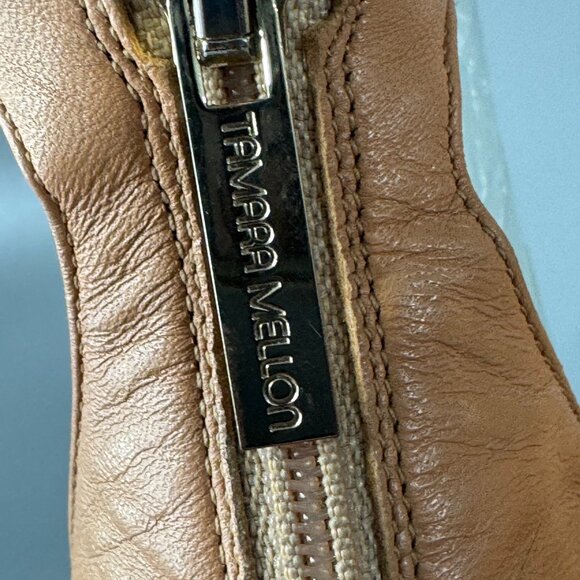 Tamara Mellon Beige Strappy Transparent Strap Detail Heel, Size 37 - Picture 10 of 14